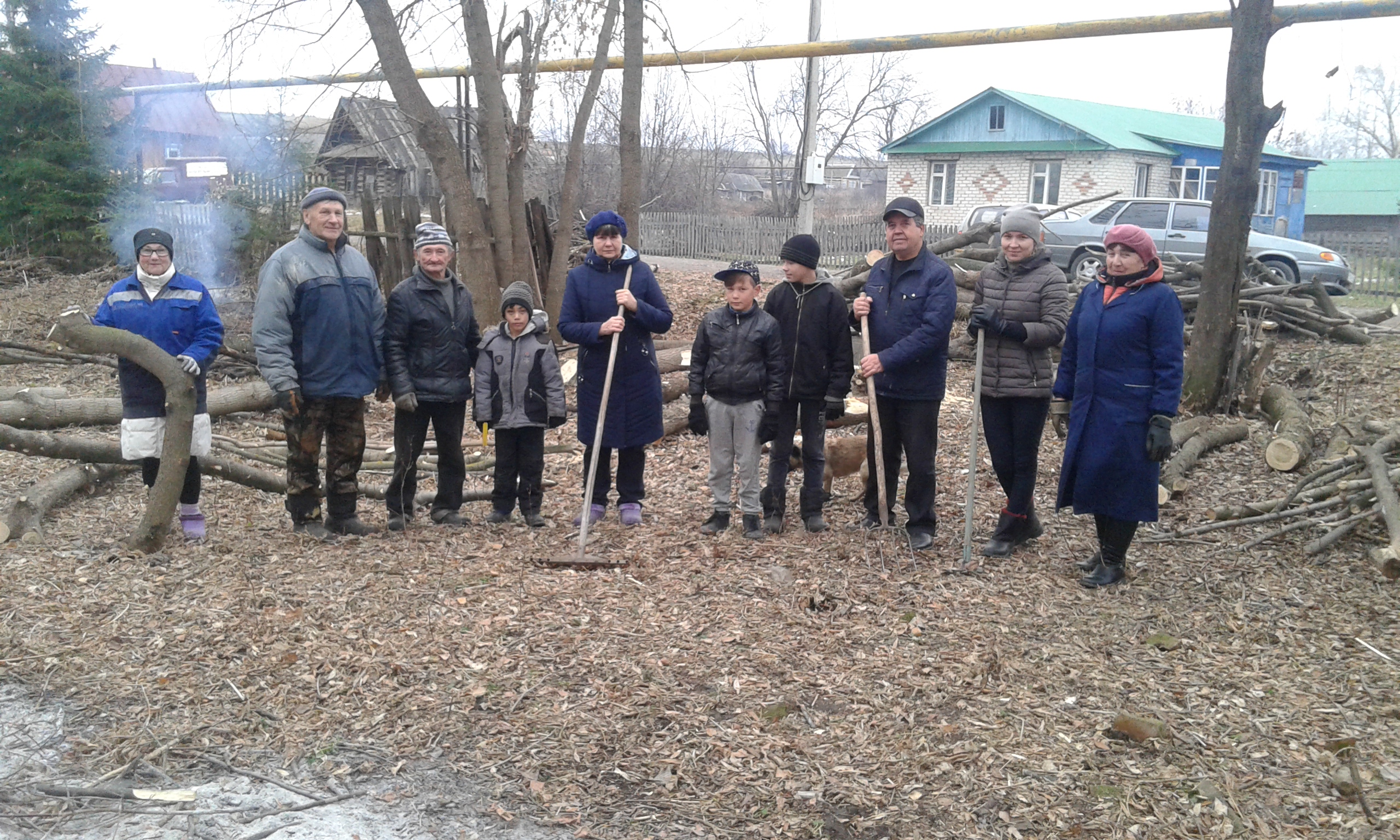 2 ноября в Тойгузинском СП прошел очередной субботник