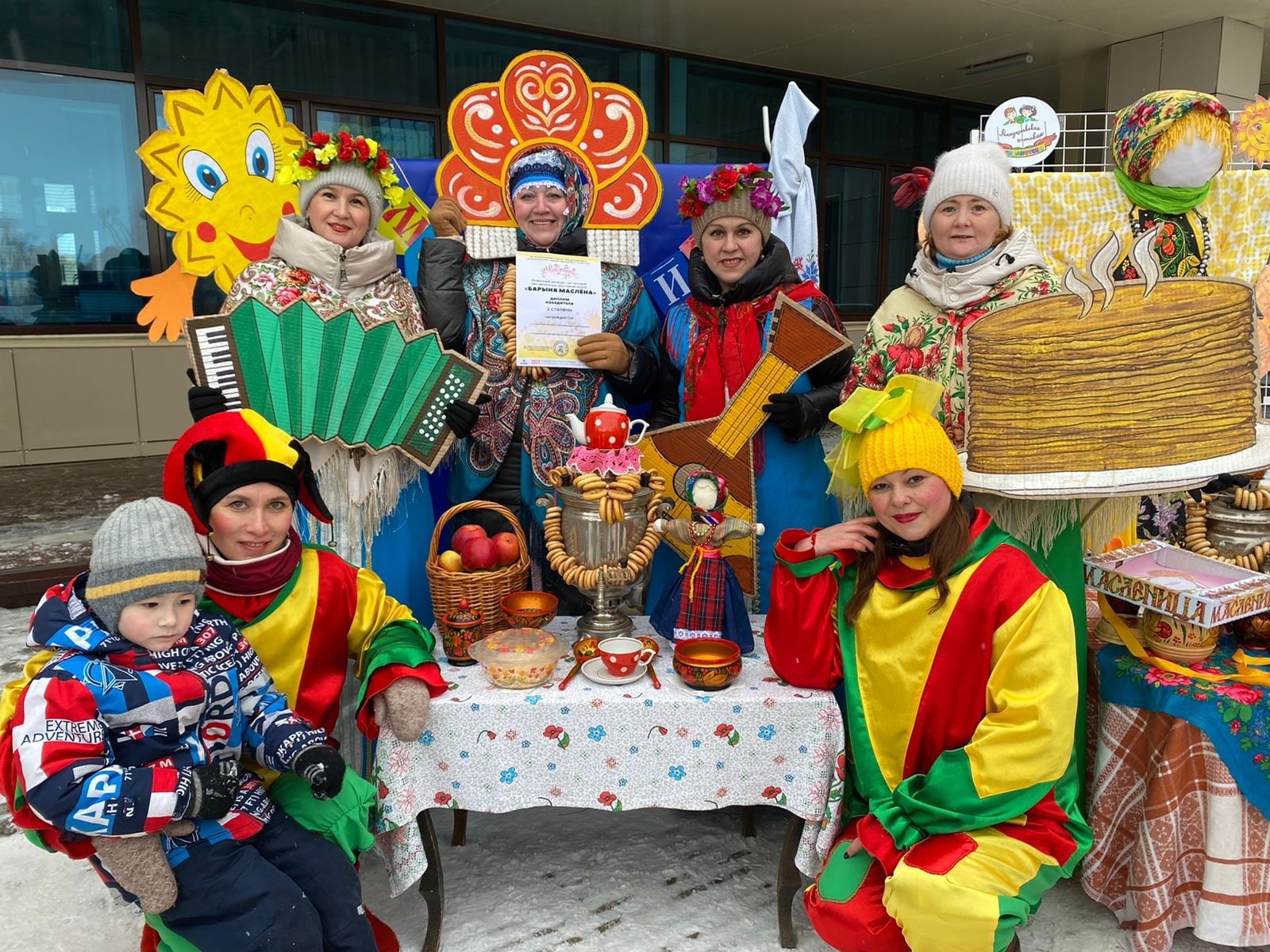 масленица в нижнем парке